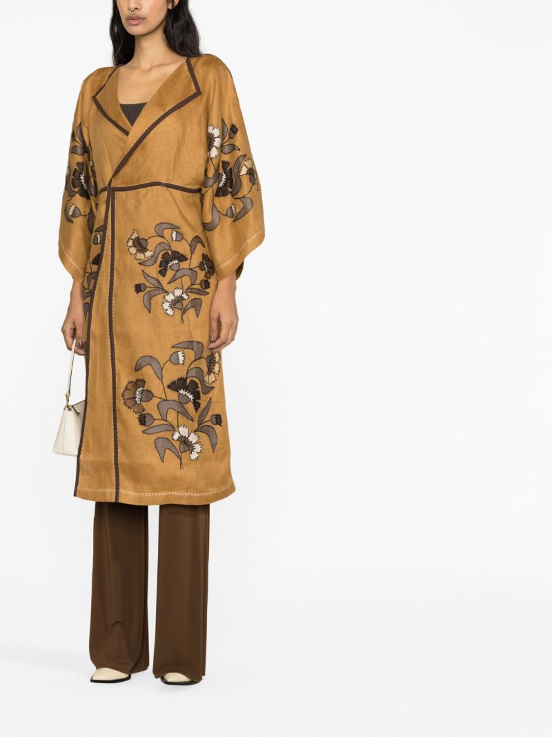 Brown Cornelia Kimono Coat