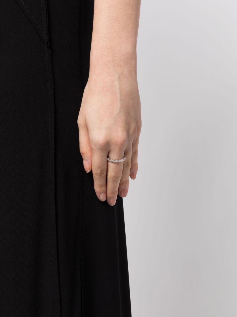 14k Yellow Gold Diamond PavÃ_x0083_Â© Eternity Ring