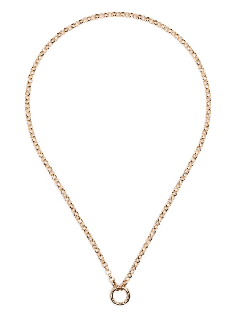 14k Yellow Gold Medium Belcher Chain Necklace