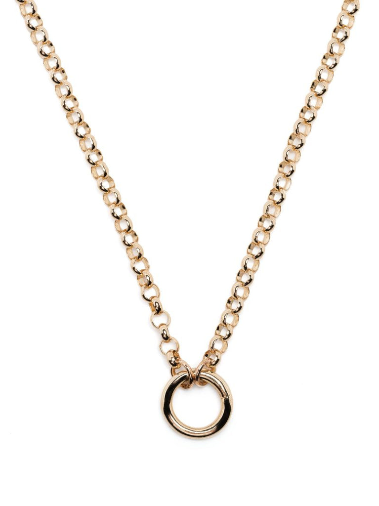 14k Yellow Gold Medium Belcher Chain Necklace