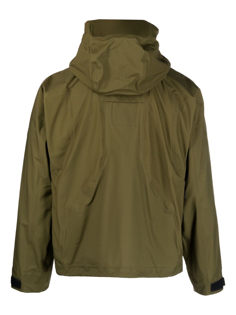 Green Pertex Shieldair 3l Hooded Jacket