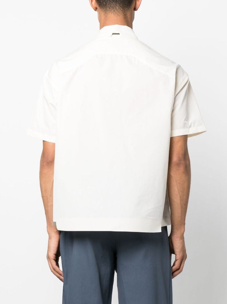 White Cauter Short-sleeve Shirt