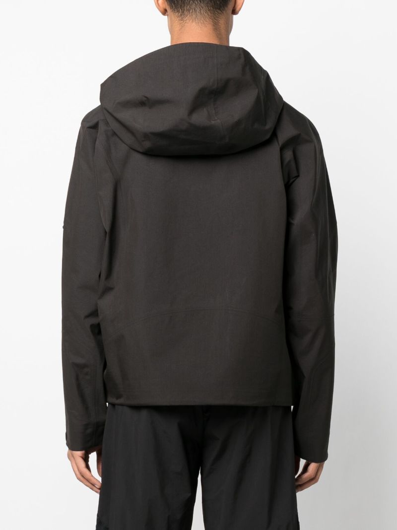 Brown Torrent Hooded Jacket