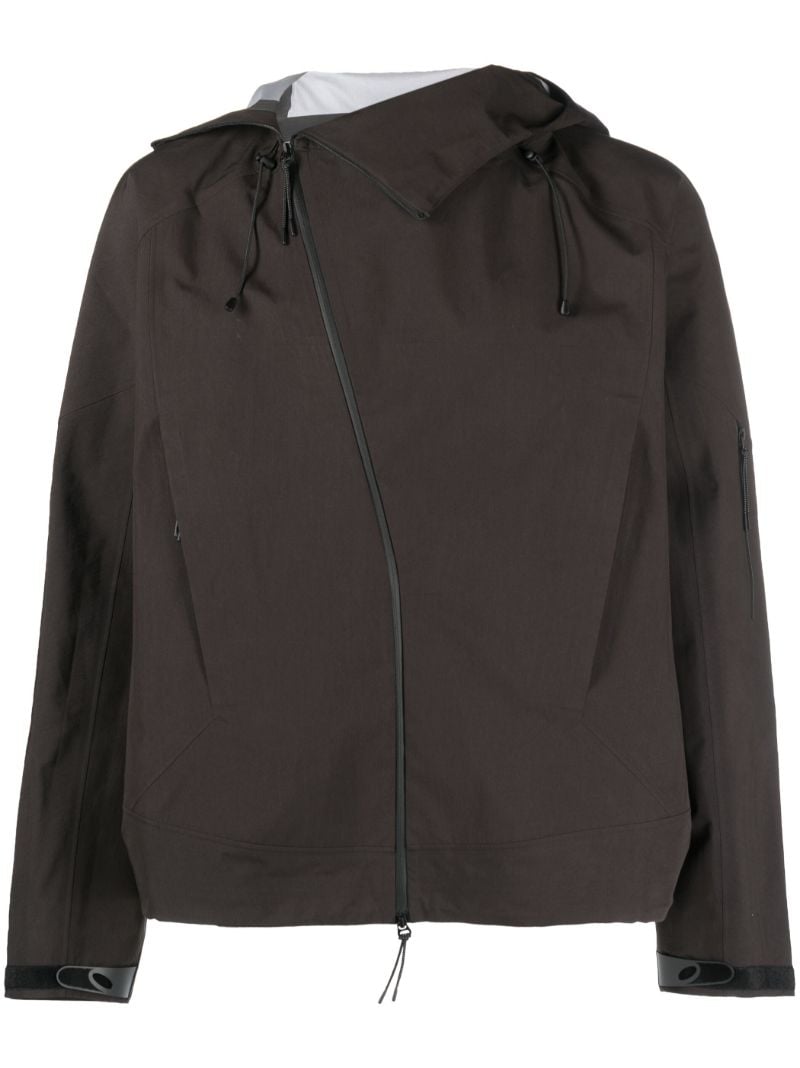 Brown Torrent Hooded Jacket
