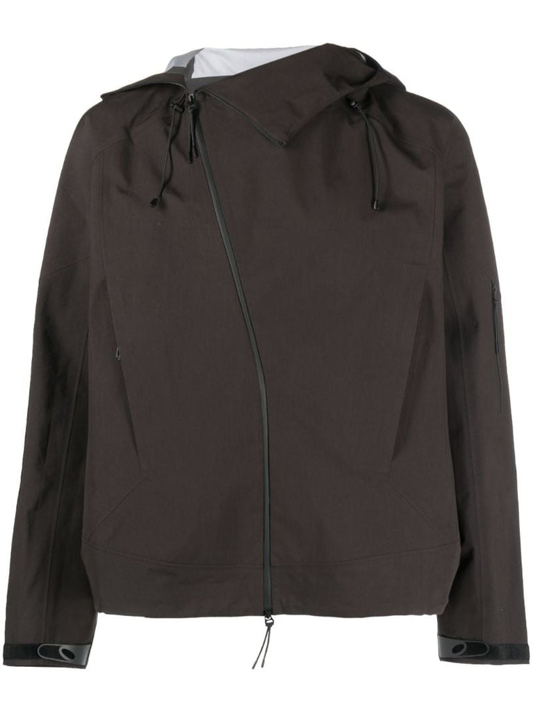 Brown Torrent Hooded Jacket