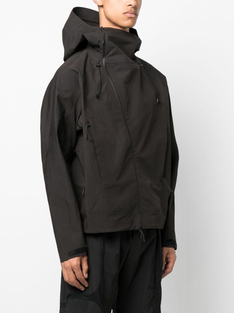 Brown Torrent Hooded Jacket