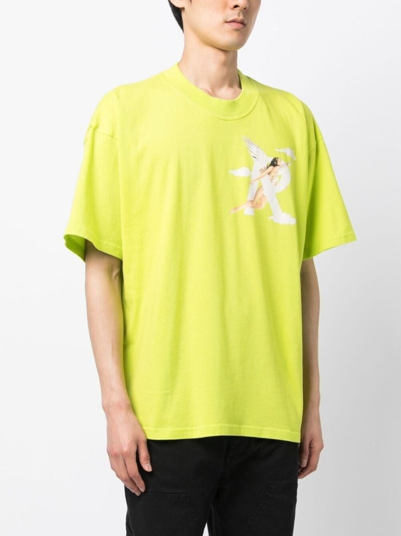 Green Graphic Print T-shirt