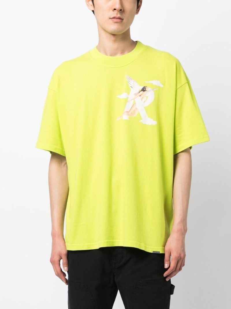 Green Graphic Print T-shirt