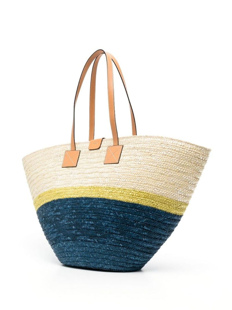 Neutral Raffia Beach Bag
