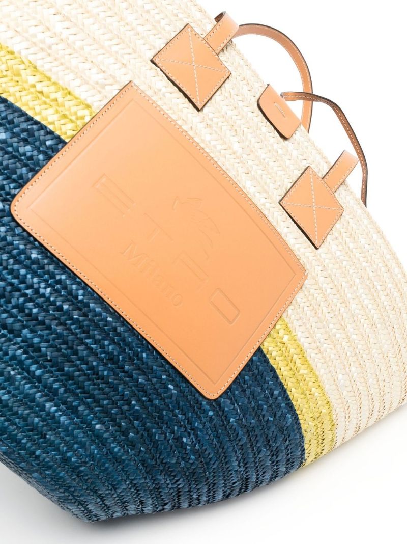 Neutral Raffia Beach Bag