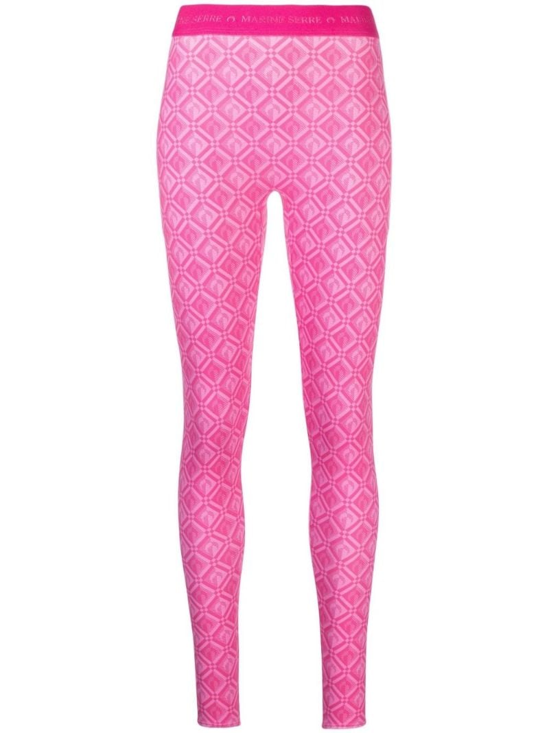 Pink Moon Diamant Fuseaux Leggings