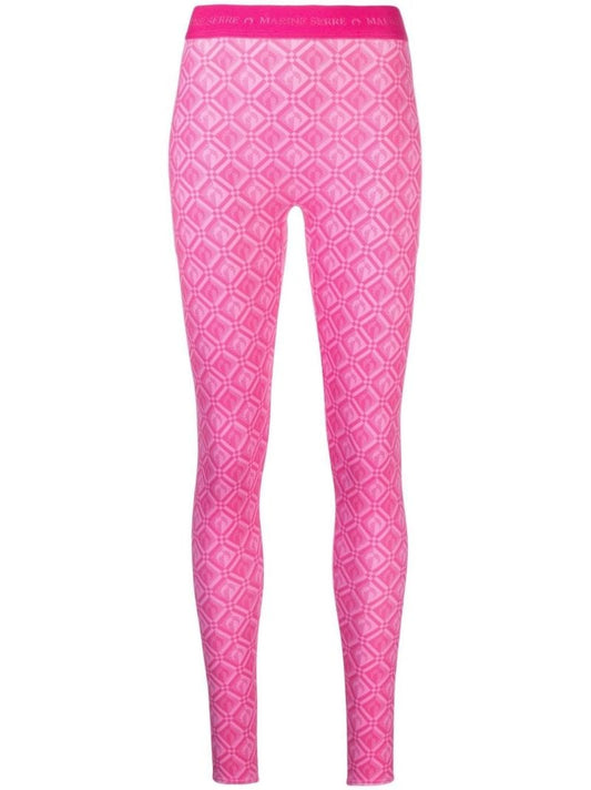 Pink Moon Diamant Fuseaux Leggings