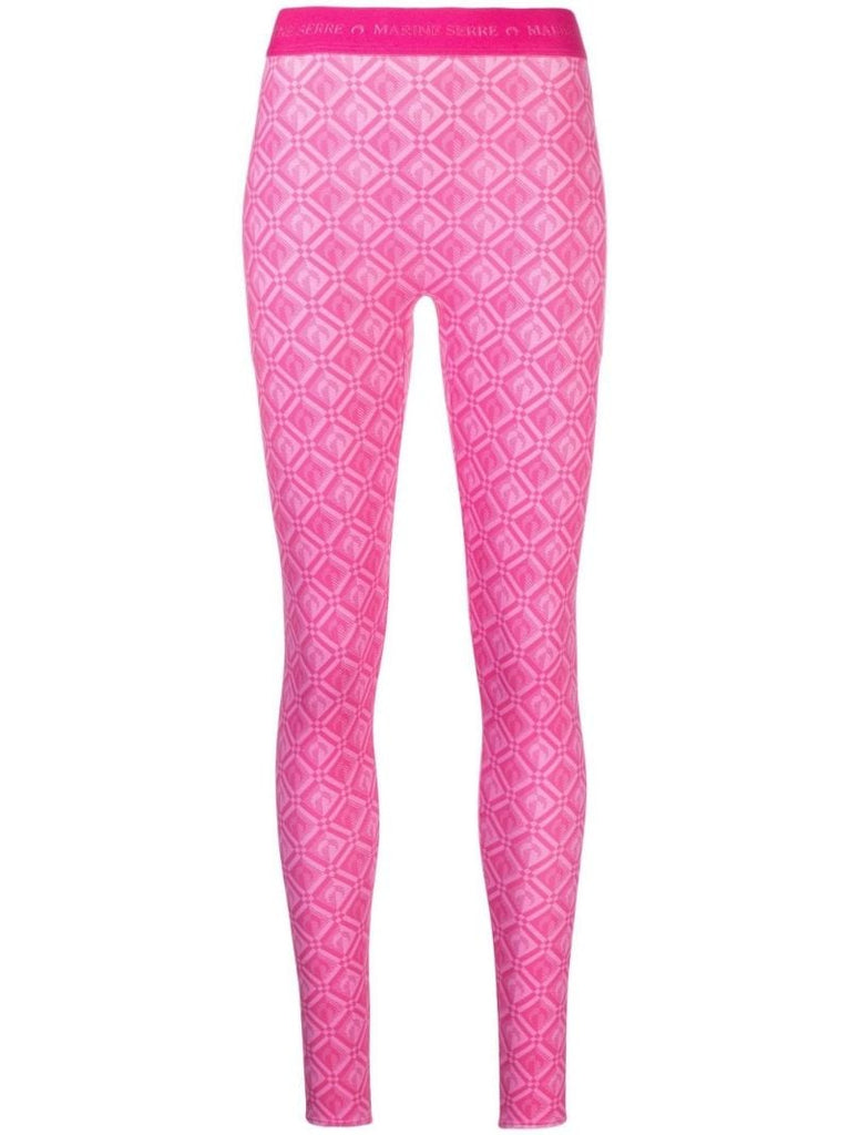 Pink Moon Diamant Fuseaux Leggings