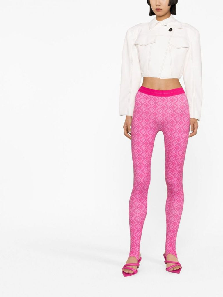 Pink Moon Diamant Fuseaux Leggings
