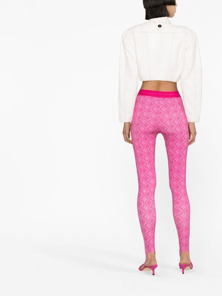Pink Moon Diamant Fuseaux Leggings