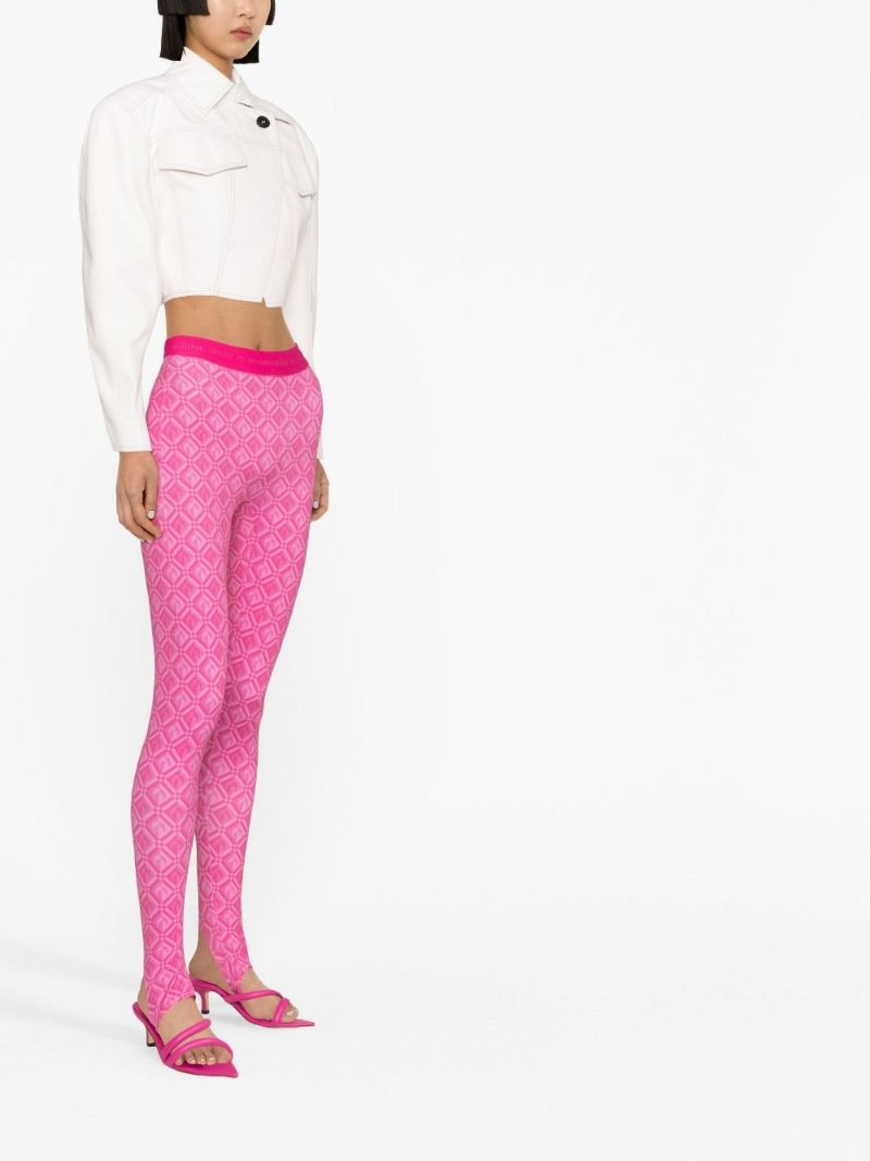 Pink Moon Diamant Fuseaux Leggings