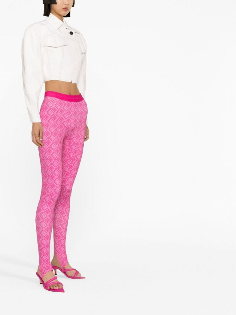 Pink Moon Diamant Fuseaux Leggings