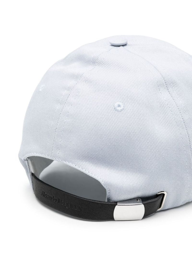 Blue Embroidered Logo Baseball Cap