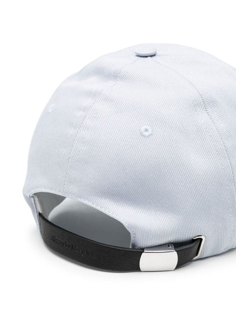 Blue Embroidered Logo Baseball Cap