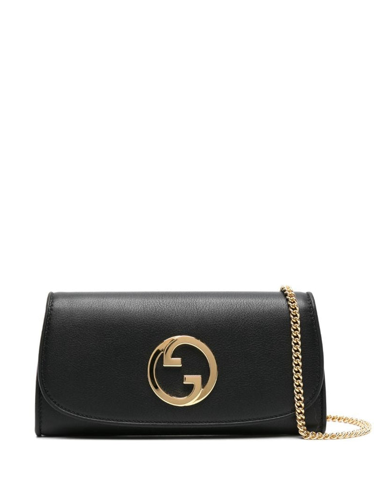 Black Interlocking G Cross Body Bag