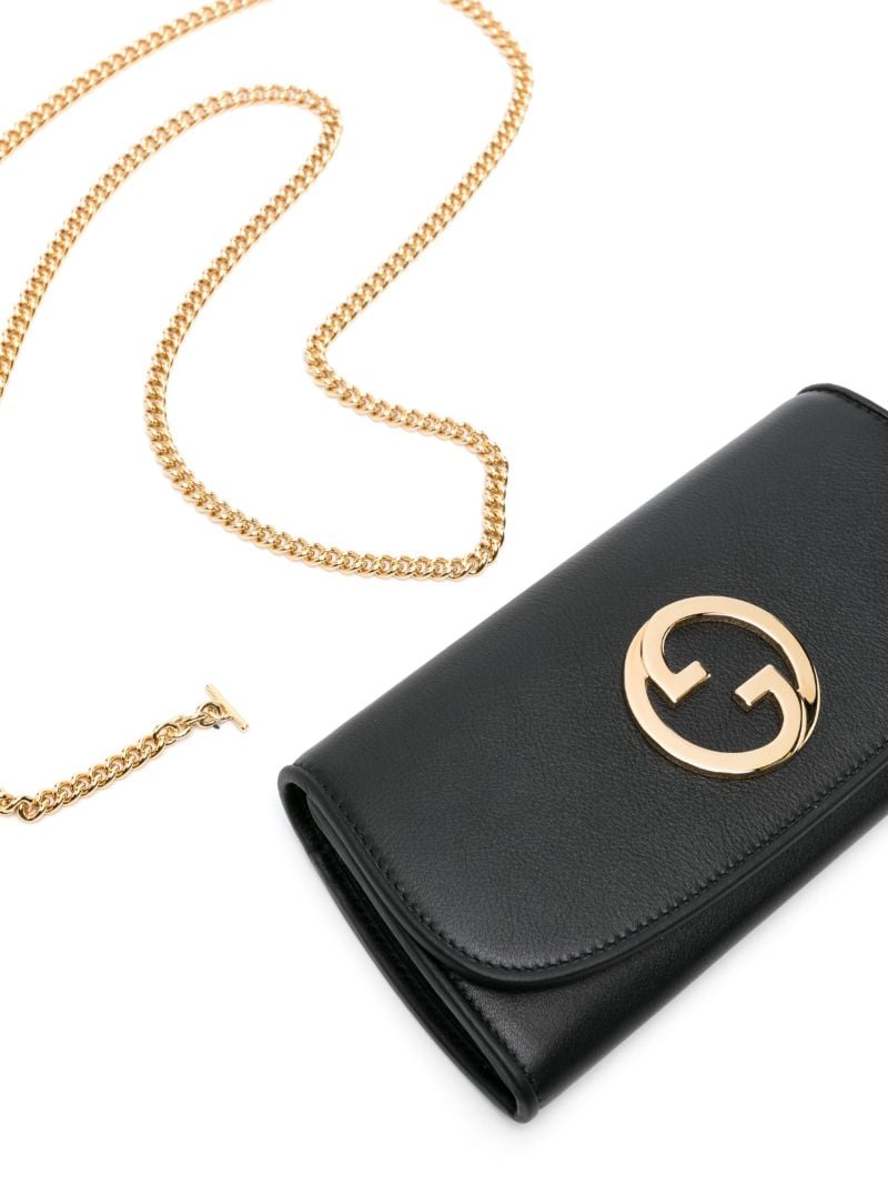Black Interlocking G Cross Body Bag