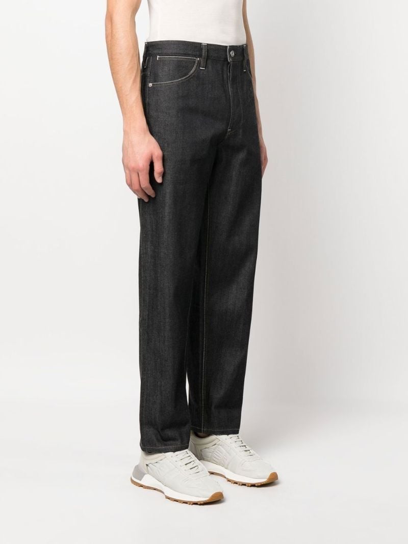 Blue Straight-leg Jeans