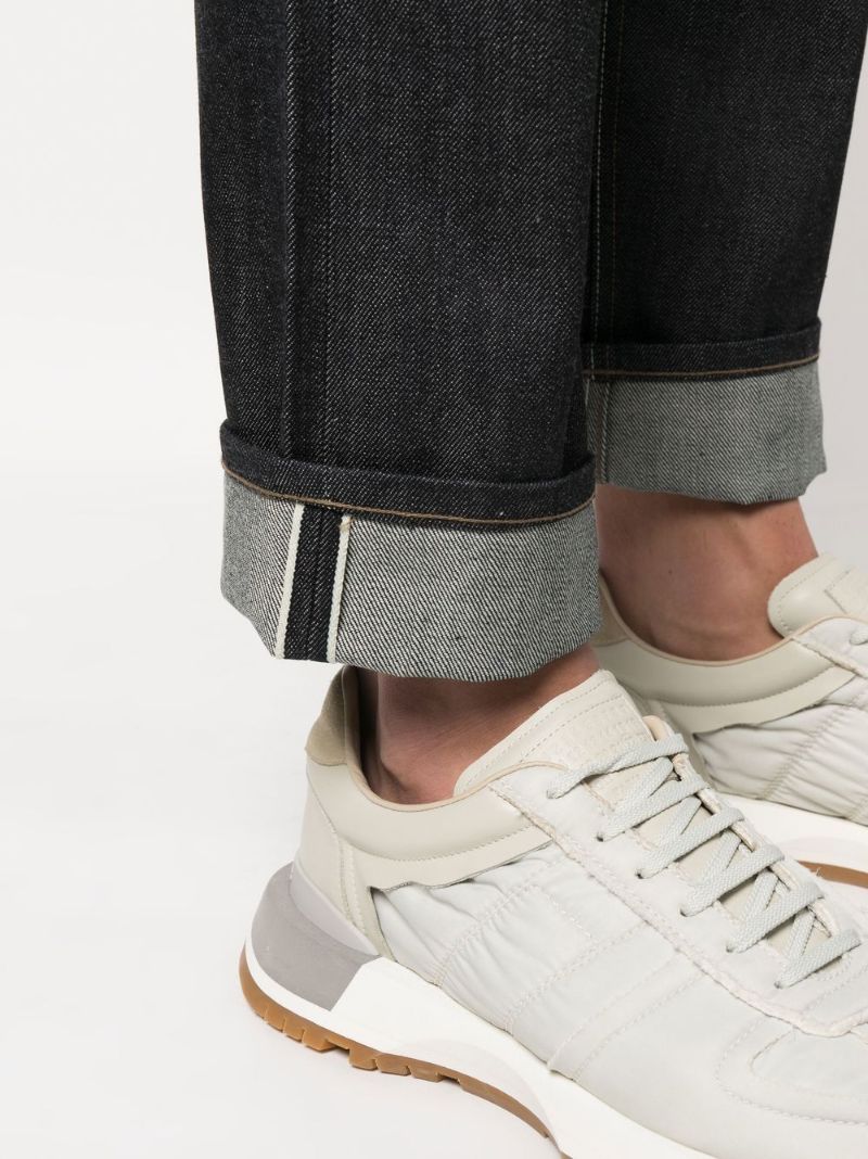 Blue Straight-leg Jeans