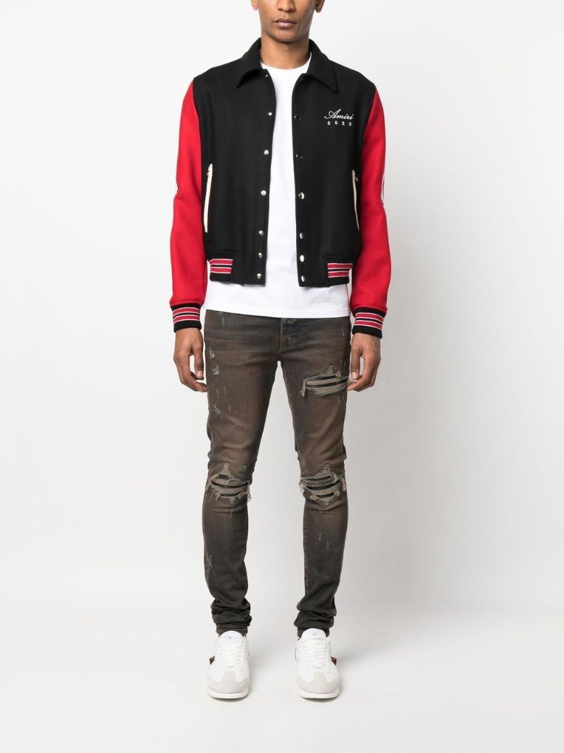 Blue Mx1 Ripped Skinny Jeans