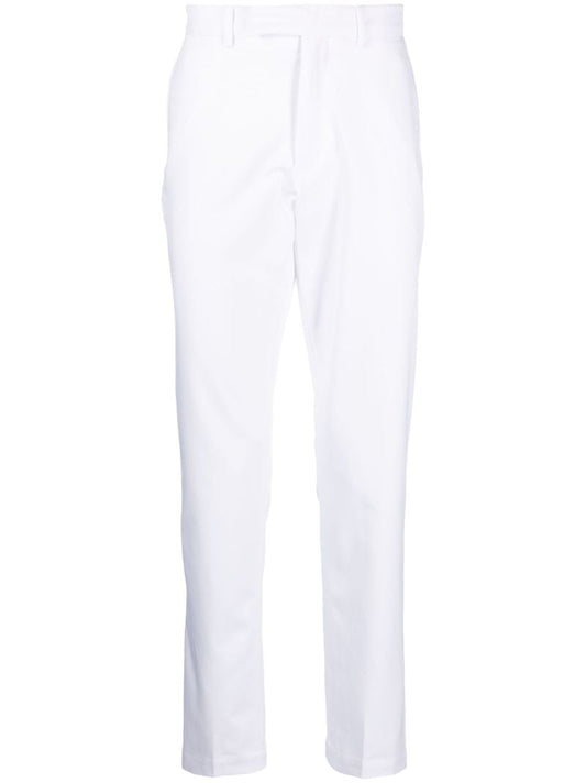 White Tailored Slim-fit Trousers