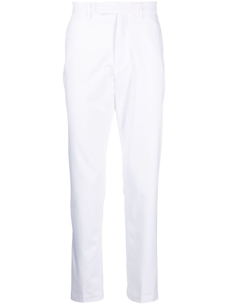 White Tailored Slim-fit Trousers