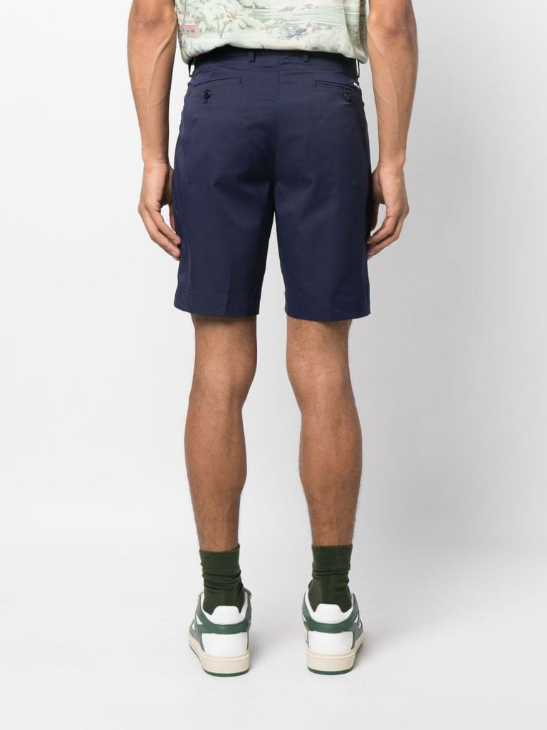 Blue Tailored Shorts