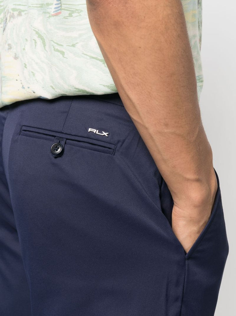 Blue Tailored Shorts