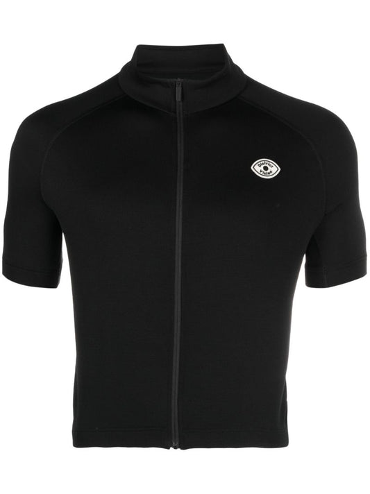 Black Zip-up Performance Top