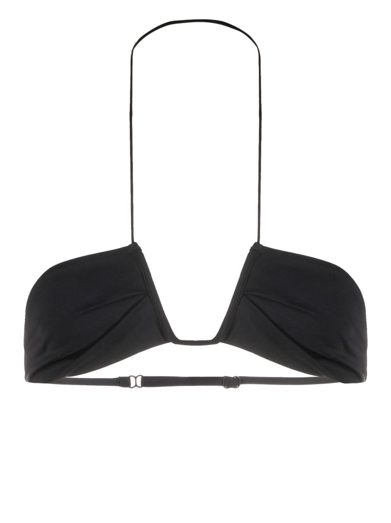 X Ziah Black Neal Halterneck Bikini Top