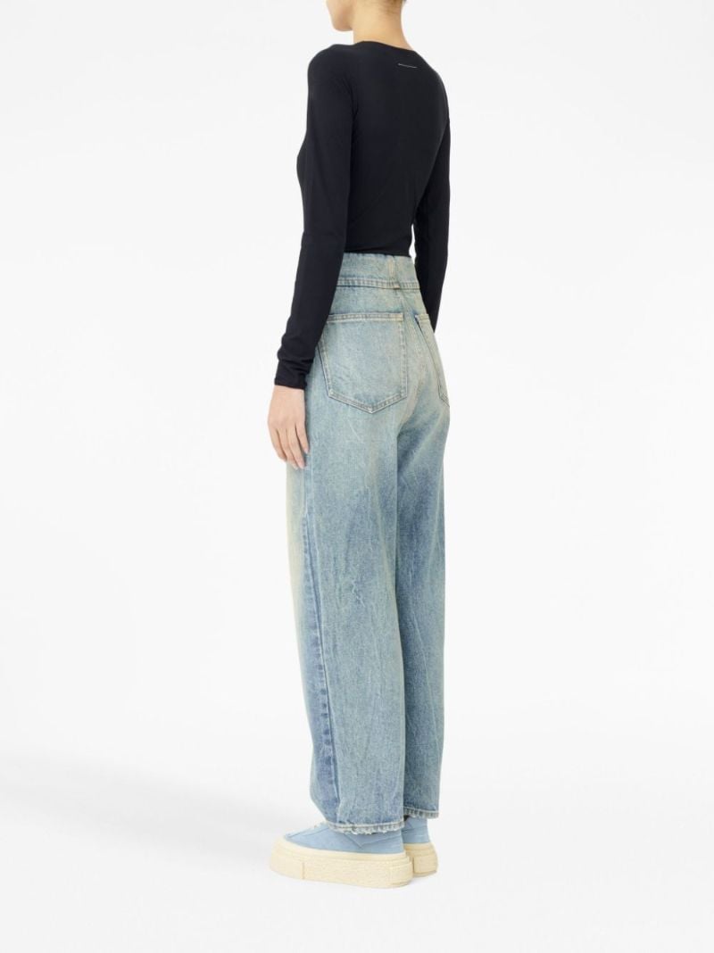 Blue Wide Leg Jeans
