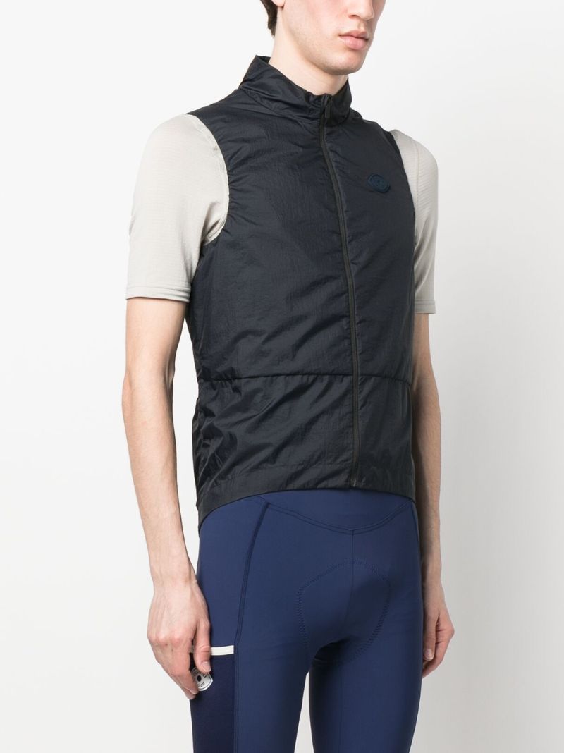 Blue Zip-up Cycling Vest