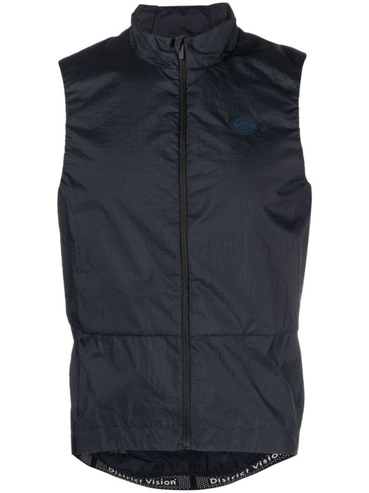 Blue Zip-up Cycling Vest