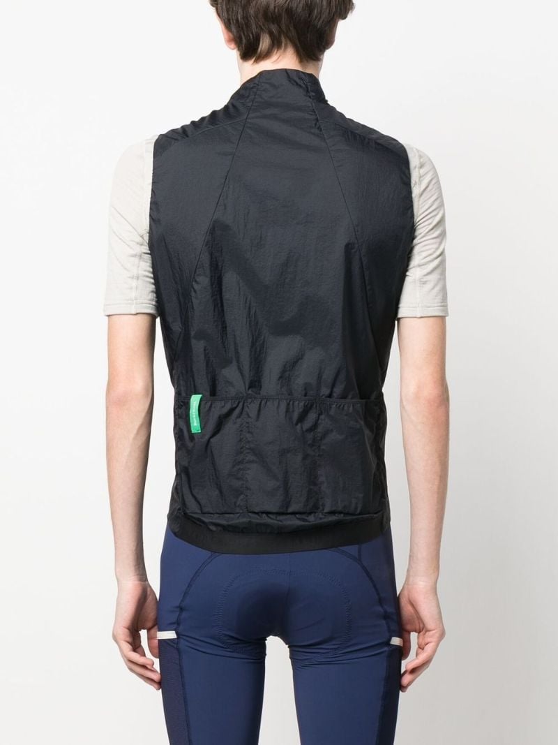 Blue Zip-up Cycling Vest