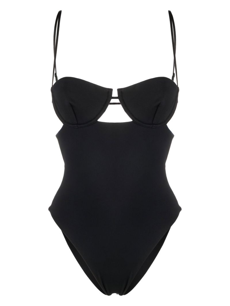 X Ziah Black Dita Cut-out Swimsuit