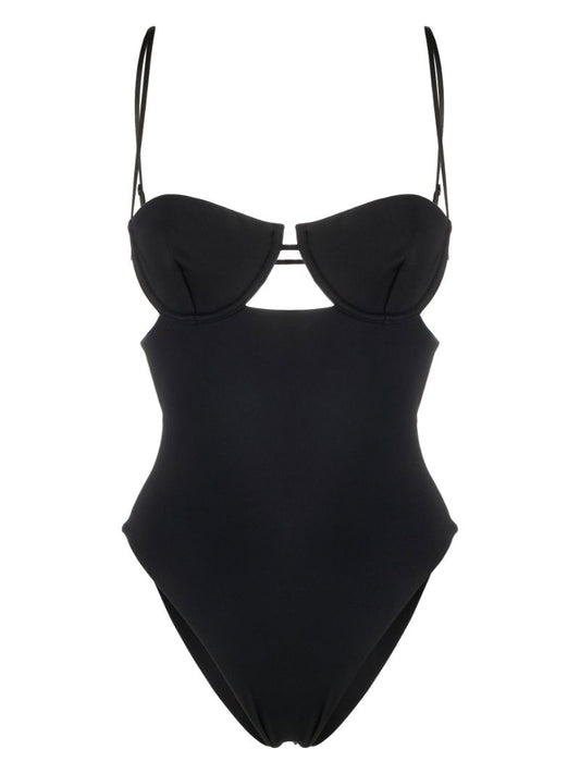 X Ziah Black Dita Cut-out Swimsuit
