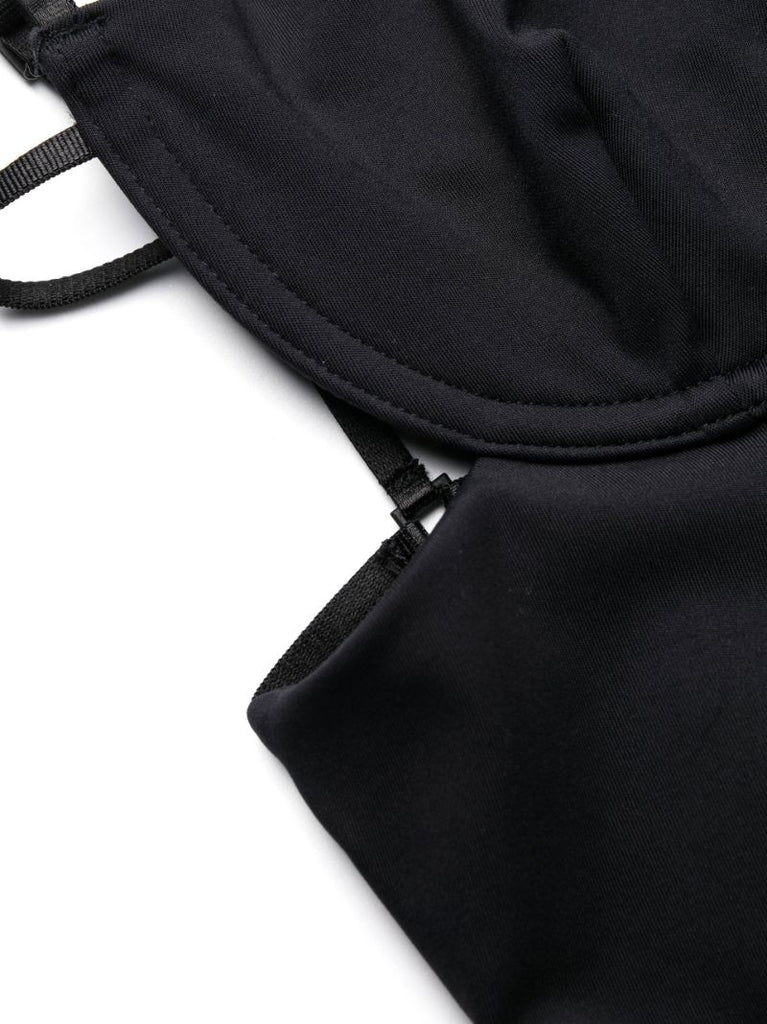 X Ziah Black Dita Cut-out Swimsuit