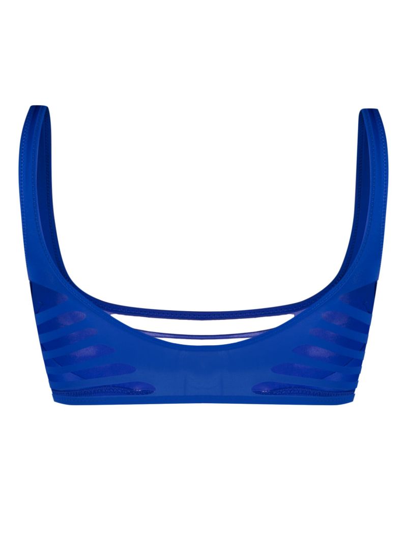 Blue Dakotta Bikini Top