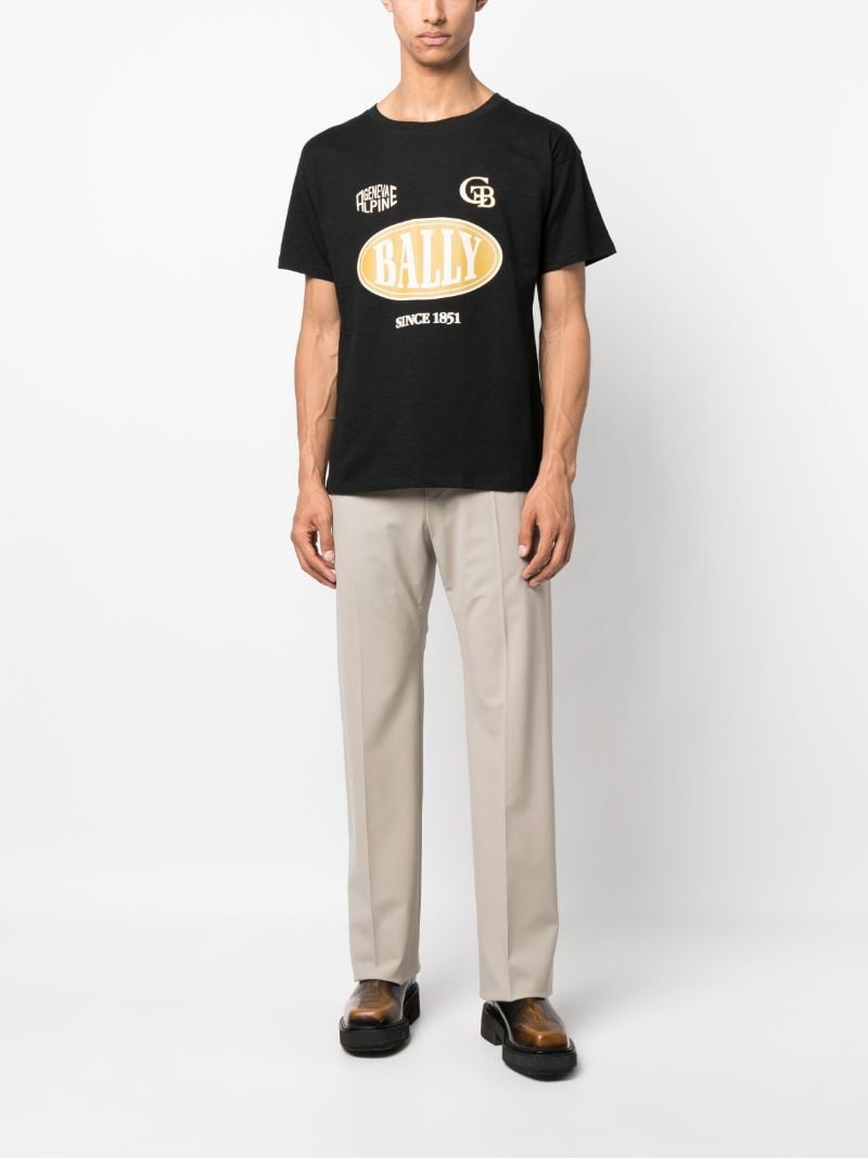 Black Logo-print Cotton T-shirt