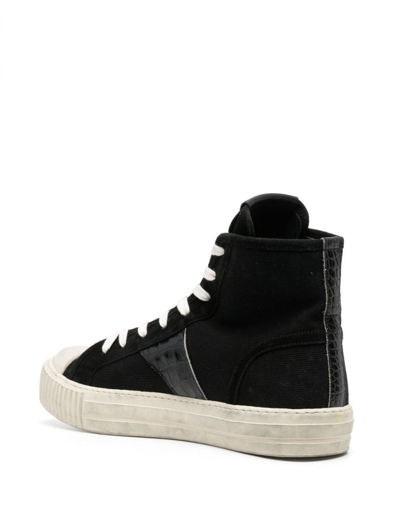 Black Lace Up Sneakers