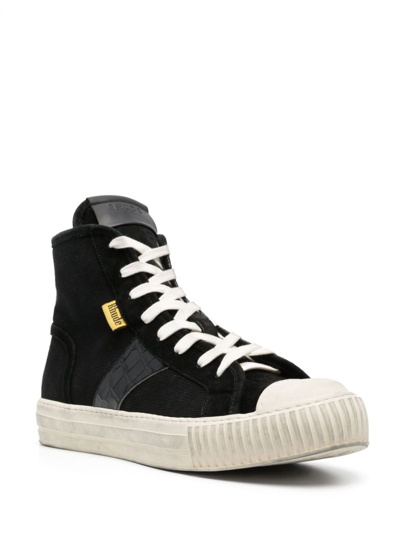 Black Lace Up Sneakers