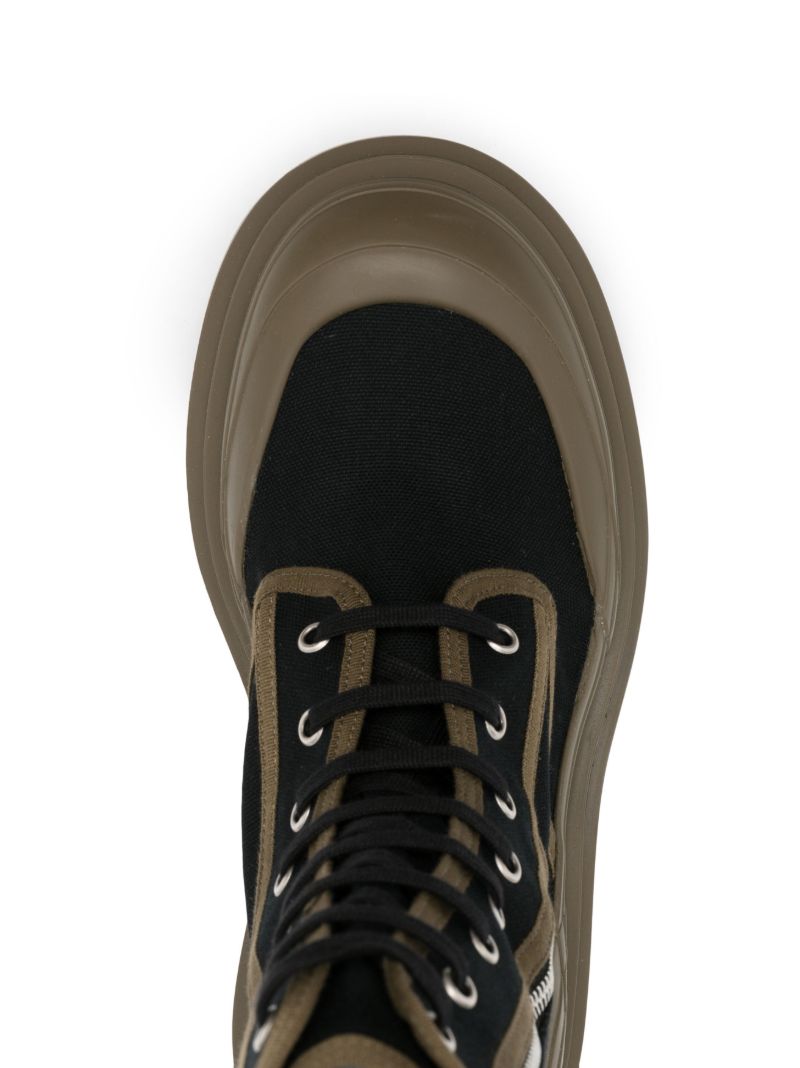 Black Lace-up Boots