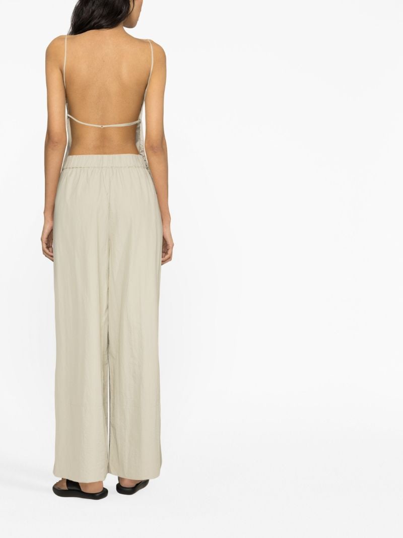 Neutral Open-back Tank Top