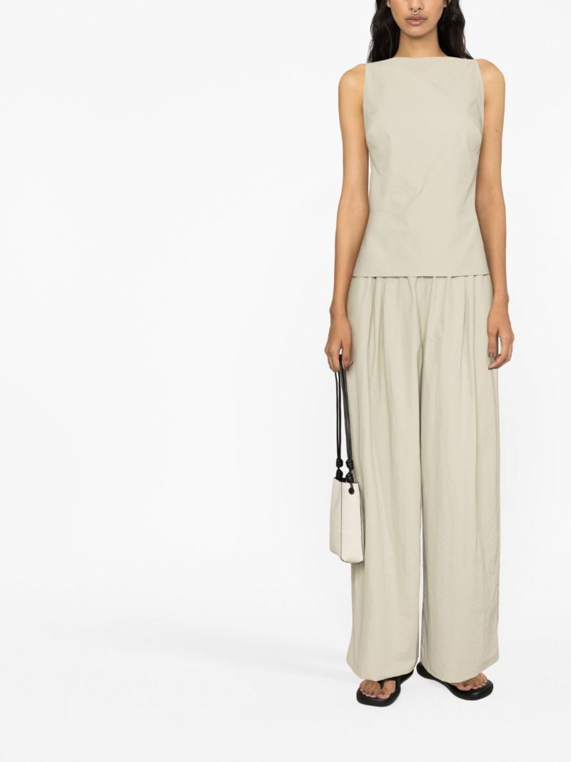 Neutral Open-back Tank Top