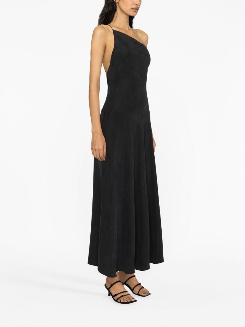 Black One-shoulder Maxi Dress