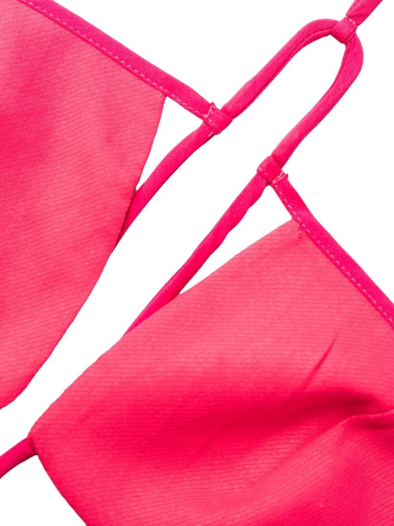 Pink Multi-strap Bra Top